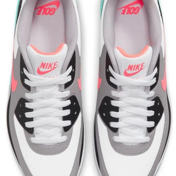 Nike White and Black Sneakers with Air Max Cushioning - Picture 3 of 9